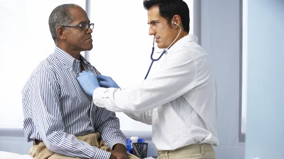 patient with heart doctor