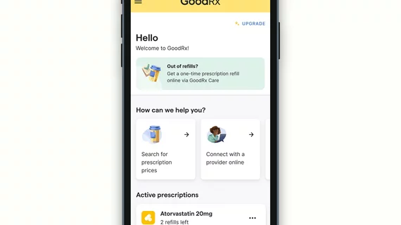 GoodRx, a healthcare platform that offers telemedicine and prescription drug discounts, has agreed to acquire vitaCare Prescription Services for $150 million.